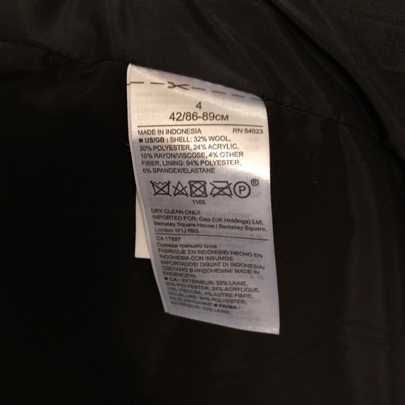 Banana Republic Houndstooth Pea Coat - Picture 6 of 7